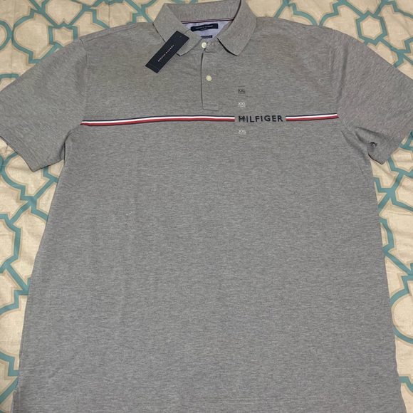 Tommy Hilfiger | Grey Short Sleeve Polo - Picture 3 of 4